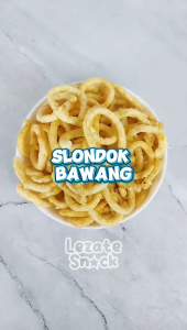 Slondok Bawang Jogja 250GR Kiloan Murah Renyah Enak / Slondok Singkong Khas Magelang Lanting Kebumen Rasa Bawang Pedas Manis