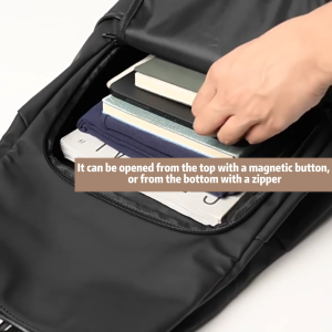 Black Travel Laptop Backpack College High School Backpack Business Bagpack Casual Daypack for 14 Inch Laptop