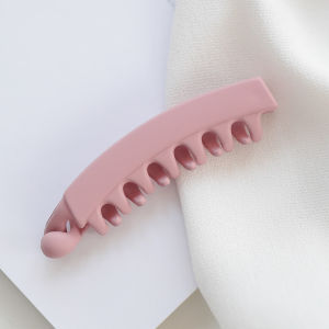 Western Style Army Green ~ South Korea Matte Barrettes Small Size Banana Clip Vertical Clip Minimalist Ponytail Clip ~ Hair Volume Less Non Slip