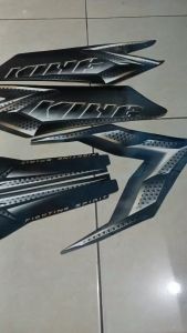 stiker striping yamaha rx king 2008 hitam lis body standar berkualitas original