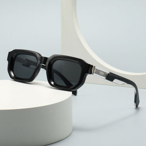 Cross-Border European and American Narrow Frame Foreign Trade Sunglasses Trendy Street Style Modern Charm Retro Pin Sunglasses 6237