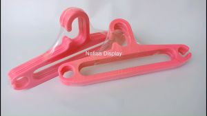 Gantungan Baju Dewasa Pink 1 Lusin 41 Cm CCP Hanger Plastik Laundry Dan Jemuran HP
