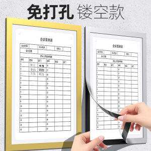A4 Magnetic Hollow File Folder Industrial Inspection Check Sheet with Pen Holder Elevator Fire Equipment Registration Inspection Record Form