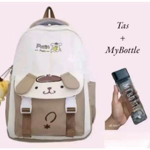 "NIQABIS"Tas Ransel 2in1 Ransel Anak Sekolah Perempuan SD SMP SMA Free Botol Minum