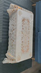 Taplak Meja Makan Persegi 4 Kursi Motif Bunga Ukuran 140cmx140cm Bahan PVC Tebal Premium