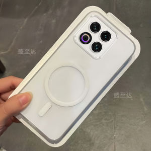 Ultra-Thin Transparent Matte Meizu 22 Phone Case Magnetic Absorption Mens Style Protective Cover Full Lens Protection Anti-Fall Simple High-End Feeling Shell