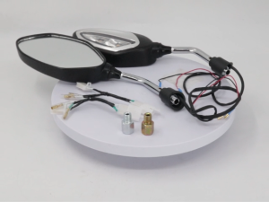 Motorcycle Rearview Mirror with LED Turn Signal
