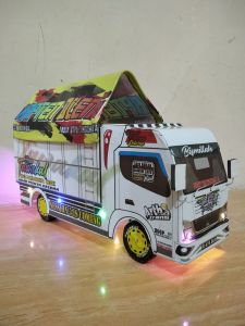 MINIATUR TRUK OLENG FULL SEPEK LAMPUAN
