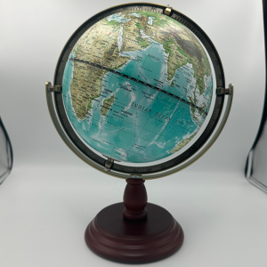 Retro English Globe Earth Cross-Border English World Map Teaching Aids Business Supplies Dual-Language Educational Tools