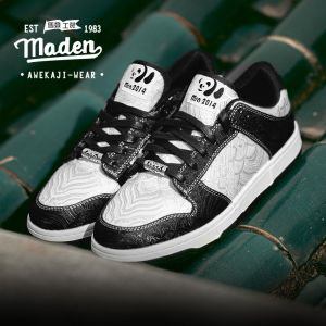 MADEN brand workwear style mens youth personality panda silk skateboard shoes mens shoes 2024 new autumn breathable couple versatile sports and leisure trendy shoes