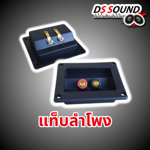 DS sound แท็บลำโพง 【ใหญ่】 ทรงสี่เหลี่ยม แท็บลำโพงสำหรับต่อเครื่องเสียง