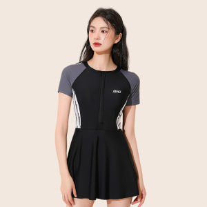 Bộ Đồ Bơi Liền Thân Kiểu Váy Che Giấu Cơ Thể Giúp Thon Gọn Bộ Đồ Bơi Cao Cấp Dành Cho Nữ Mùa Hè 2024 Quần Áo Thể Thao
