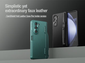 Nillkin for Samsung Galaxy Z Fold 5 Phone Cases Business Camera Protect Shockproof Privacy Cover ( Comes with a Pen Holder But Does Not Include a Pen ）