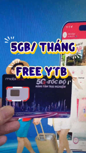 ( GIÁ SỐC )  SIM 5G MOBIFONE FULL DATA TỐC ĐỘ CAO TRUY CẬP WYN VÀ XEM Y0UTBE THẢ GA - CHUYÊN LẮP CHO ĐẦU Ô TÔ TRỌN GÓI 1 NĂM KHÔNG NẠP TIỀN . FREESHIP - CHƯA KÍCH HOẠT.