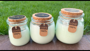 Crystal Scented Candle in Jar - Healing - Wishing - Energy || Lilin Wangi Kristal dalam Balang || 水晶香薰蜡烛 - 疗愈 - 许愿 - 能量