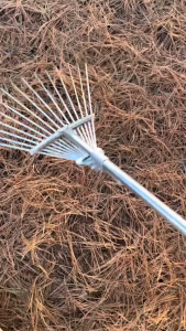 Adjustable Telescopic Grass Rake 15-Teeth 82-158cm Iron Rake Rake For Gardening Rake For Leaves kalaykay ng damo with handle grass rake for garden with handle rake with handle rake for leaves garden rake gardening tools