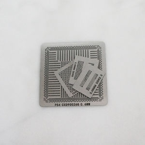 4pcs/lot  BGA reballing stencils direct heating solder ball steel template for PS4 BGA IC reball station and chips reballing kit