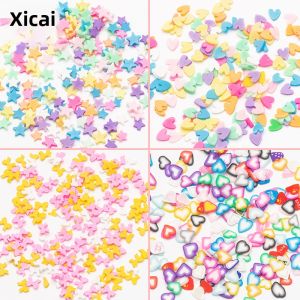 Colorful Soft Clay Chocolate Sugar Granules Fruit Flower Cream Cheese DIY Handmade Materials Sandflow Oil for Jewelry Accessories