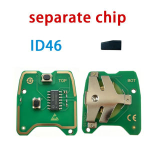 YOCASTY 4D70 / ID46 Chip PCB 433Mhz 2Button For Citroen C1 C2 C3 C4 For Peugeot 106 107 206 306 307 407 Smart Key Circuit Board