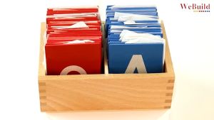 Montessori Sandpaper Letter Alphabet Card Letter 蒙氏英文字母砂纸卡大小 Early Education Learning Word Phonic Kid Toddler 早教