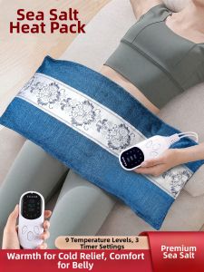 Electric Heating Sea Salt Bag Hot Compress Pack Moxibustion Therapy Belt Neck And Shoulder Protector Full Body Universal Bag