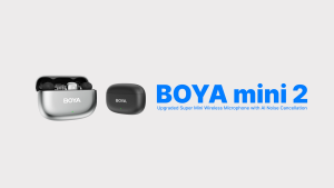BOYA mini 2 ปลายนิ้ว ไมค์ไร้สาย AI ไมค์ตัดเสียงรบกวน ไมค์ไลฟ์สด ต้นฉบับ Mini ไมค์โทรศัพท์ สำหรับ Vlog iPhone Android iPhone 15/16/17