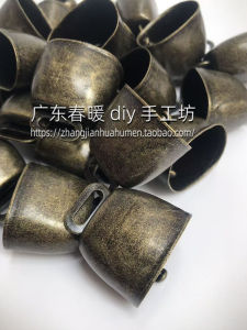 Đàn Bò Lớn Màu Đồng Cổ Tiếng Chuông Kim Loại Lớn Cho Thú Cưng Ngựa Cừu Chó Chuông Báo Động DIY Phụ Kiện Trang Sức Thời Trang