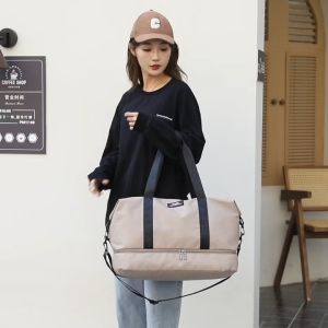Techdoo Travel Bag Duffel Tas Travel Portable Gym Bag Tas Fitness Waterproof Tas Jinjing Tas Olahraga Besar Terbaru 2024 TTB122