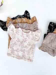 Halomam - Valensia Set (Setelan Crinkle Anak Bayi Perempuan Newborn - 5 tahun)