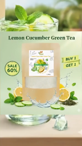 3F FOOD Cleanse Lemon Cucumber Powdered Green Tea High - Healthy Weight Loss