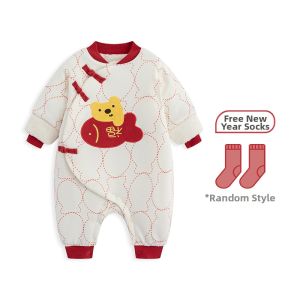 Festive Warmth Winter Overall Wear