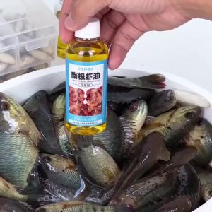 60/100ml Shrimp Bait Scent High Concentration Fish Attractants Strong Fishy Smell Wild Fishing Krill Oil Bait Lure Accessory