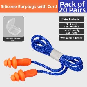 LECAN | Noise Reduction Earplugs for Sleeping and Working with Wire and Silicone