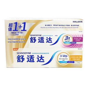 SENSODYNE | Bộ Kem Đánh Răng Chống Nhạy Cảm Chăm Sóc Chuyên Nghiệp Kháng Dị Ứng Hơi Thở Thơm Mát