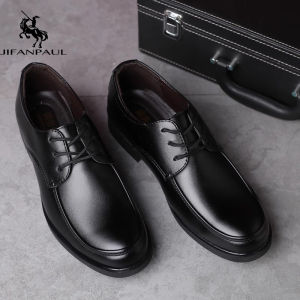 JIFANPAUL | Soft Bottom Round Toe Business Formal Mens Leather Shoes