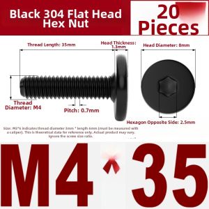 qd | Black 304 Stainless Steel Pointed Adhesive Hex Head Screw