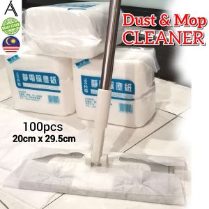 Tissue Paper Electrostatic Wipe Disposable Dust Removal Dry Sheet/Elektrostatik Penyingkiran Habuk Pakai Buang Kepingan Kering