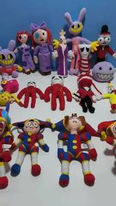 Bandai | 5Styles Plush The Amazing Digital Circus Cute Plush Toys Game Doll Pomni and Jax Plushie New Cartoon Stuffed Dolls Toy Gifts