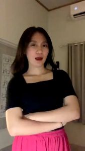 (COD) Georgia Square Neck Short Sleeve Crop Top - H78