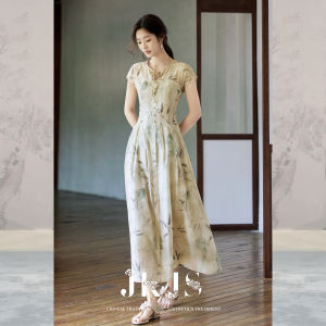 JK&JS | Waist-Cinching Modified Cheongsam Dress