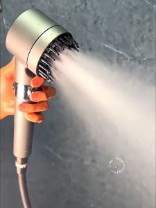 4 IN 1 Shower Head 3 Mode Massagable High Pressure With Filter Removable Handheld Water Saving Adjustable Shower Head