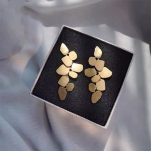 Guolfers Exaggerated Pure Silver Earrings Luxury Ear Studs 2024 New Fashion Butterfly/Isect Pattern for Women