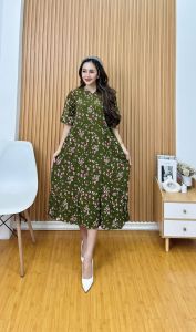 dress wanita terbaru bahan rayon dester wanita murah