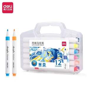 Kids Acrylic Marker Pens Waterproof Painting Markers儿童丙烯笔防水彩绘马克笔