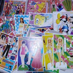 assorted paper doll 20pcs per pack / mix character paper doll kids toys / loot bag filler toy