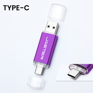 Jaster | TYPE C USB Flash Drive Mini Metal USB-C Pen Drive USB-C Memory Stick Cle USB Stick Business Gift Pendrive 128GB 64GB 32GB 16GB