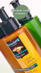 [PAKET 3PCS] HERBORIST Body Lotion - Zaitun | Coconut | Frangipani Whitening UV Filter Herborist 145ml