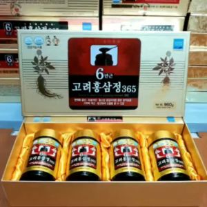 Cao hồng sâm 365 hàn quốc chính hãng hộp 4 lọ x 240gr - Cao sâm hàn quốc cô đặc tăng thể lực phòng ung thư - tranglinh