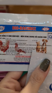 BIO BACIMAX - Men Vi Sinh Sống Đậm Đặc Bổ Sung Lợi Khuẩn cho Chó Mèo Giúp Phân Khô Giảm Mùi Hôi
