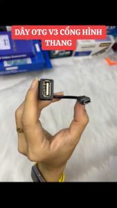 [HCM]COMBO 2 CÁP OTG CỔNG VUÔNG ĐẦU HÌNH THANG - CỔNG MINI USB